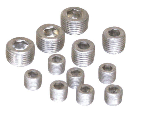 Oil Gallery Plug Set, for Aircooled VW, 12 Pieces, Compatible with Dune Buggy