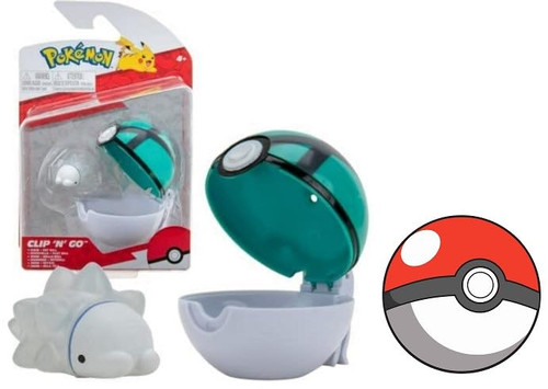Pokemon Clip n Go Battle Feature Figure Multi-Pack Action Ready Pack Plus Sticker (Snom and Net Ball)