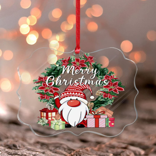 Christmas Gnome Christmas Tree Ornament Swedish Tomte Xmas Christmas Ornaments Holiday Decoration Unique Clear Round Acrylic Ornament Pendant for Neighbor Friends Christmas Gnome Christmas Tree Ornament Swedish Tomte Xmas Christmas Ornaments Holiday Decoration Unique Clear Round Acrylic Ornament Pendant for Neighbor Friends