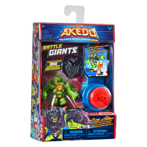 Akedo 14285 Ultimate Arcade Warriors Giants Mini Battling Action Figures Ready, Fight, Split Strike-Tonk