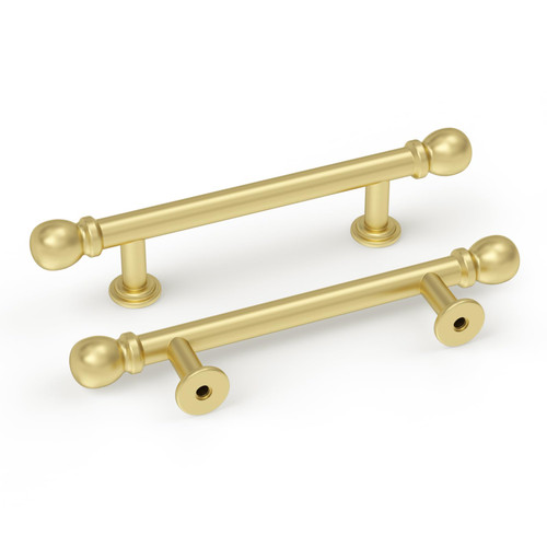 goldenwarm Brushed Brass Cabinet Pulls, 5 Pack 3-3/4inch (96mm) Hole Centers Gold Cabinet Handles, Zinc Alloy Drawer Pulls, Brass Dresser Pulls Cabinet Hardware for Kitchen Bathroom Bedroom goldenwarm Brushed Brass Cabinet Pulls, 5 Pack 3-3/4inch (96mm) Hole Centers Gold Cabinet Handles, Zinc Alloy Drawer Pulls, Brass Dresser Pulls Cabinet Hardware for Kitchen Bathroom Bedroom