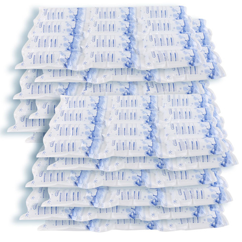 144pc Reusable Ice Pack Sheets?Dry Ice Packs for Shipping, Dry Ice for Shipping Frozen Food? Shipping Frozen Food Cold Packs for Cooler Lunch Bags Ice Pack Sheets for Transport Food, Meat, Seafood
