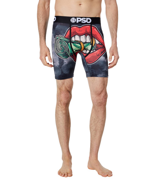 PSD Men's Blunt Money Micro Mesh Boxer Briefs, Multi, M