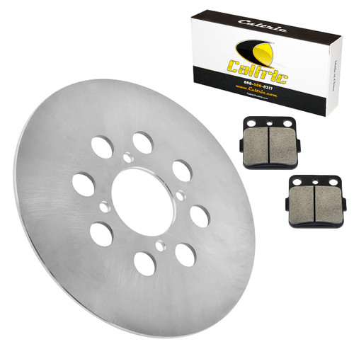 Caltric Rear Brake Disc Rotor with Brake Pads Compatible with Yamaha Warrior 350 YFM350X 1988-1989 Caltric Rear Brake Disc Rotor with Brake Pads Compatible with Yamaha Warrior 350 YFM350X 1988-1989