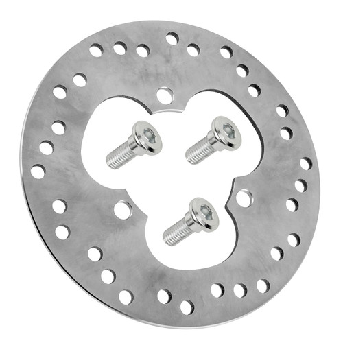 Caltric Rear Brake Disc Rotor with Bolts Compatible with Honda TRX450R Kick Start 2006 2007 2008 2009