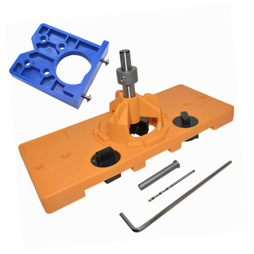 Drill Bit Guide 1 Set Punch Router Cabinet Door Hinge Closet Door Hole Cabinet Door Installation Tool Concealed Hinge Drilling Hinge Drilling Positioner Fixture Hinge Hole