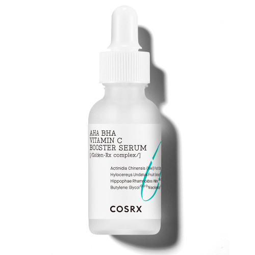 COSRX AHA BHA Vitamin C Booster Serum 1.01 fl. oz 30 ml, Face Serum, Brighten, Anti Aging, Plumping Skin, Natural, Fruit COSRX AHA BHA Vitamin C Booster Serum 1.01 fl. oz 30 ml, Face Serum, Brighten, Anti Aging, Plumping Skin, Natural, Fruit