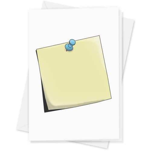 Azeeda Large (A4) 'Blank Note' Blank Greeting Card (GC00048742)