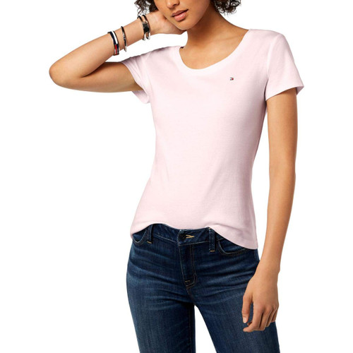 Tommy Hilfiger Women's Basic Essential Cotton Easy Soft, Ballerina Pink