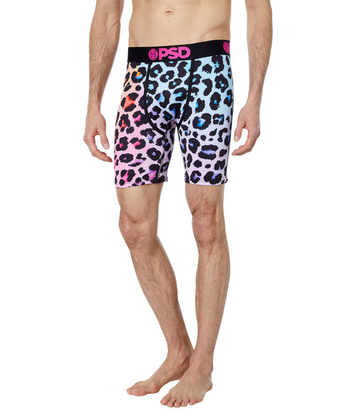 PSD Men's Prisma Cheetah Boxer Briefs, Multi, M