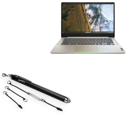 BoxWave Stylus Pen Compatible with Lenovo IdeaPad 5i Chromebook (82M8) - EverTouch Capacitive Stylus, Fiber Tip Capacitive Stylus Pen for Lenovo IdeaPad 5i Chromebook (82M8) - Jet Black BoxWave Stylus Pen Compatible with Lenovo IdeaPad 5i Chromebook (82M8) - EverTouch Capacitive Stylus, Fiber Tip Capacitive Stylus Pen for Lenovo IdeaPad 5i Chromebook (82M8) - Jet Black