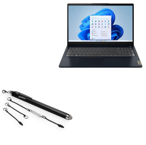BoxWave Stylus Pen Compatible with Lenovo IdeaPad 3 (15 in - 82RK) - EverTouch Capacitive Stylus, Fiber Tip Capacitive Stylus Pen for Lenovo IdeaPad 3 (15 in - 82RK) - Jet Black BoxWave Stylus Pen Compatible with Lenovo IdeaPad 3 (15 in - 82RK) - EverTouch Capacitive Stylus, Fiber Tip Capacitive Stylus Pen for Lenovo IdeaPad 3 (15 in - 82RK) - Jet Black
