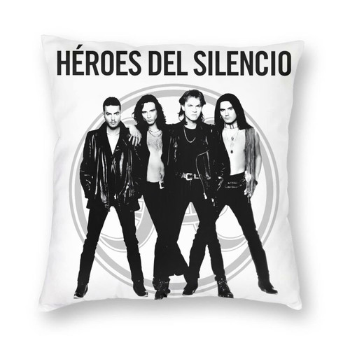 Grassfloor Heroes Del Silencio El Espiritu Del Vino Square Throw Pillow Case for Bedroom Living Room Bed Home Decoration 26"X26"