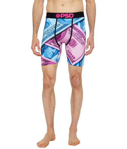 PSD Men's Miami Washed Money Boxer Briefs, Multi, XL