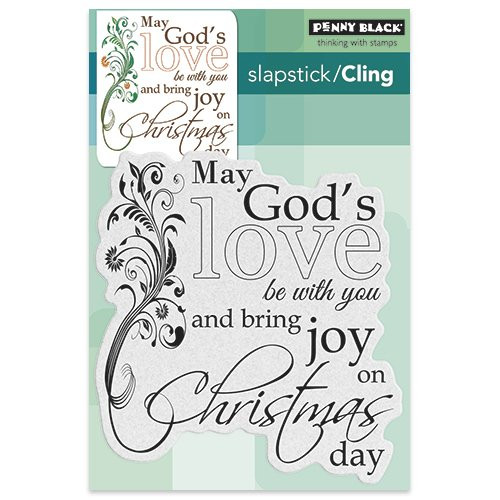 Penny Black 40-411 Heavenly Love Slapstick/Cling Decorative Rubber Stamp