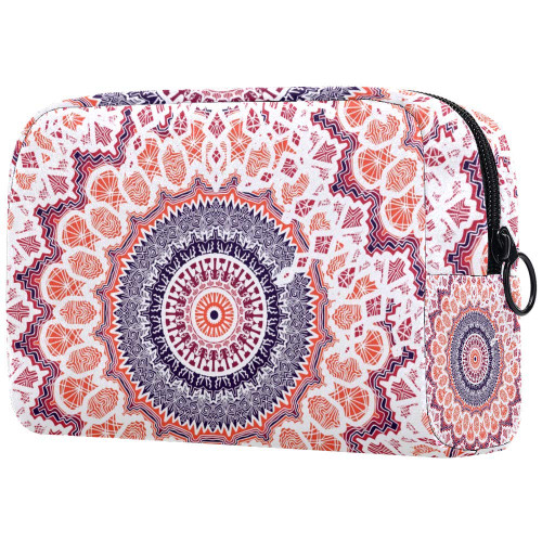 Orange Mandala Makeup Bags Portable Tote Cosmetics Bag Travel Cosmetic Organizer Toiletry Bag Make-up Cases for Women Orange Mandala Makeup Bags Portable Tote Cosmetics Bag Travel Cosmetic Organizer Toiletry Bag Make-up Cases for Women