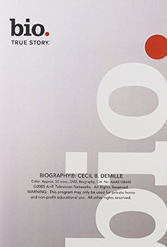 Bio: Cecil B. Demille Dvd