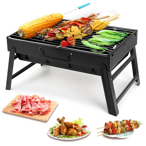 Barbecue Grill, Charcoal Grill Folding Portable Lightweight Barbecue Grill Tools for Outdoor Grilling Cooking Camping Hiking Picnics Tailgating Backpacking Party (Medium) Barbecue Grill, Charcoal Grill Folding Portable Lightweight Barbecue Grill Tools for Outdoor Grilling Cooking Camping Hiking Picnics Tailgating Backpacking Party (Medium)