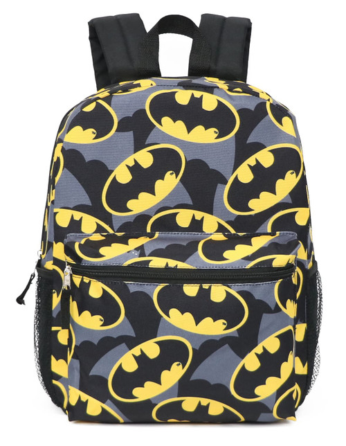 DC Comics Batman All Over Print Logo Full Size 16" Backpack