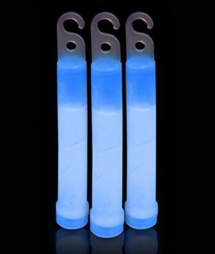 Fun Central L1 4 Inch Premium Glow in the Dark Sticks - Blue - 25pcs