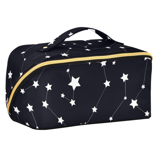 Shining Stars Makeup Bag Large Cosmetic Bags for Women Travel Makeup Bags for Women Cosmetic Bag Organizer Makeup Pouch Toiletry Bag for Toiletries Cosmetics Travel Daily Use Shining Stars Makeup Bag Large Cosmetic Bags for Women Travel Makeup Bags for Women Cosmetic Bag Organizer Makeup Pouch Toiletry Bag for Toiletries Cosmetics Travel Daily Use