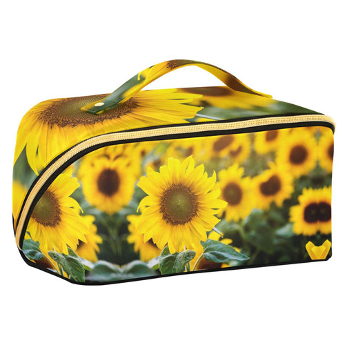 Beautiful Sunflowers Makeup Bag Large Cosmetic Bags for Women Travel Makeup Bags for Women Cosmetic Bag Organizer Makeup Pouch Toiletry Bag for Cosmetics Travel Daily Use Toiletries Beautiful Sunflowers Makeup Bag Large Cosmetic Bags for Women Travel Makeup Bags for Women Cosmetic Bag Organizer Makeup Pouch Toiletry Bag for Cosmetics Travel Daily Use Toiletries