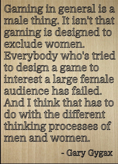 Mundus Souvenirs Gaming in General is a Male Thing. It. Quote by Gary Gygax, Laser Engraved on Wooden Plaque - Size: 8"x10" Mundus Souvenirs Gaming in General is a Male Thing. It. Quote by Gary Gygax, Laser Engraved on Wooden Plaque - Size: 8"x10"