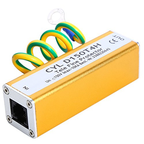 UHPPOTE Surge Protective Device Telephone Lightning Protector Tele Protection Arrestor