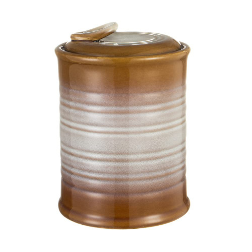 Nihow Ceramic Food Storage Jar: 47 FL OZ Container with Air Tight Ceramic Lid for Flour/Sugar/Rice/Coffee Bean/Cookies/Candy/Cereal - Seal Damp-proof Canister for The Kitchen - Piece of 1 (Brown) Nihow Ceramic Food Storage Jar: 47 FL OZ Container with Air Tight Ceramic Lid for Flour/Sugar/Rice/Coffee Bean/Cookies/Candy/Cereal - Seal Damp-proof Canister for The Kitchen - Piece of 1 (Brown)