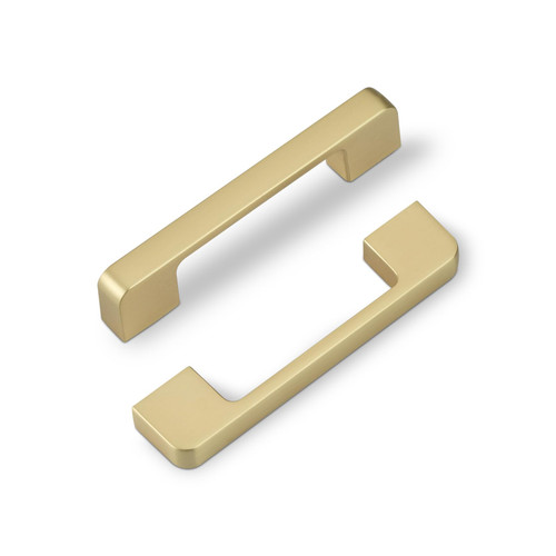 Haliwu 5 Pack/Brushed Gold Cabinet Pulls, Gold Cabinet Handles, Brass Cabinet Pulls 4-Inch Gold Dresser Pulls Drawer Pulls, Solid Zinc Alloy Cabinet Handles Kitchen Hardware