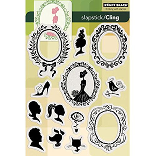 Penny Black Silhouettes Slapstick/Cling Stamp