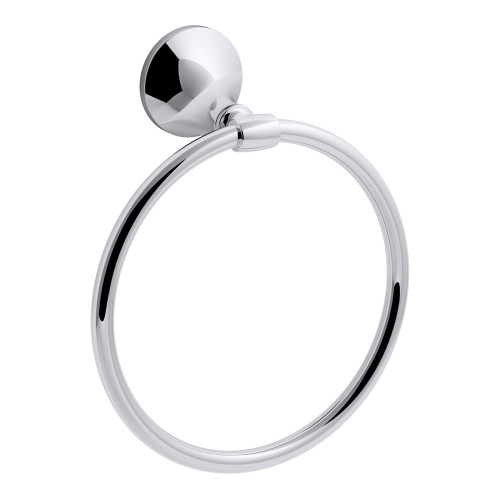 KOHLER K-R72786-CP ELLISTON Ellison Towel Ring, Polished Chrome, No Size
