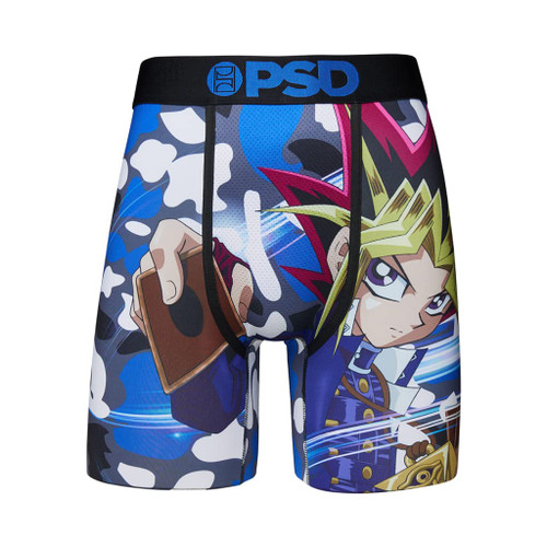 PSD Men's Yami Yugi Camo Boxer Briefs, Multi, L