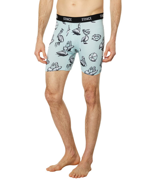 Stance Happy Pelican Boxer Brief (Large, Slate)