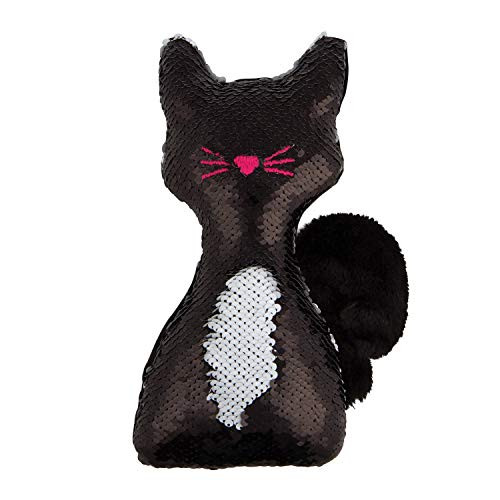Style.Labs Magic Sequin Plush Tuxedo Kitty