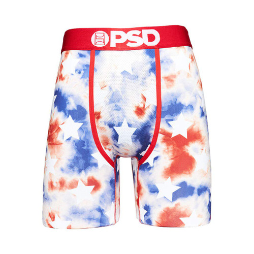 PSD Men's Boxer Brief (Multi/Star Spangled Td, XL)