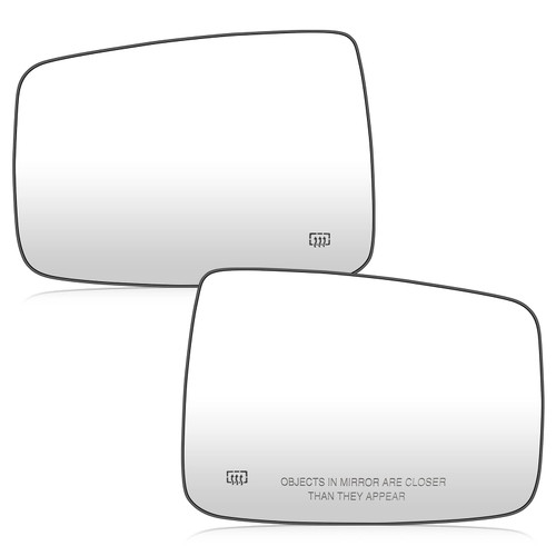 Driver Left+Right Side Mirror Glass Replacement for 2009-2018 Dodge Ram 1500 2500 (68079363AA) Heated Mirror Glasses