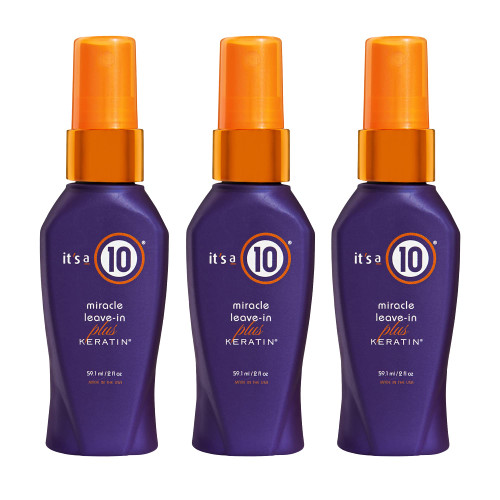 it's a 10 Haircare Miracle Leave-In plus Keratin Spray, 2 fl. oz. (Pack of 3) it's a 10 Haircare Miracle Leave-In plus Keratin Spray, 2 fl. oz. (Pack of 3)