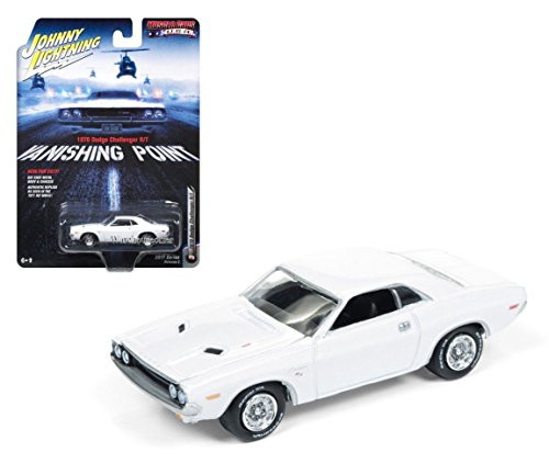 New 1:64 AUTO WORLD JOHNNY LIGHTNING MUSCLE CARS USA COLLECTION - VANISHING POINT 1970 DODGE CHALLENGER R/T Diecast Model Car By Auto World