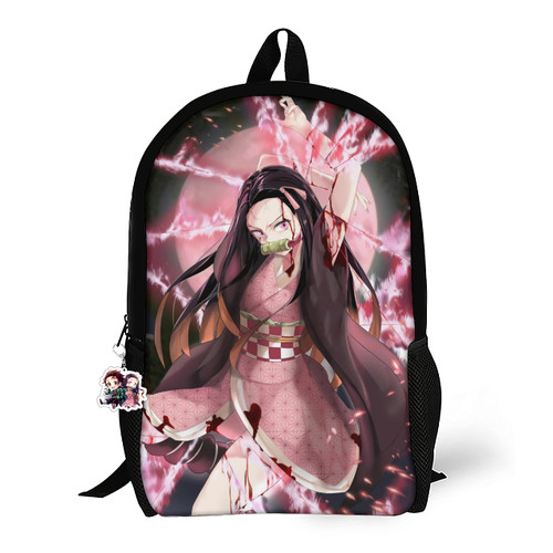 Unisex Anime Backpack Laptop Backpack Cartoon Pattern Travel Bag Casual Backpacks