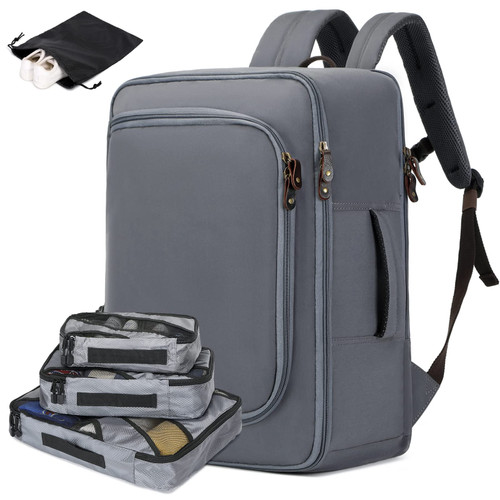 G-FAVOR Carry on Backpack, 40L Flight Approved Travel Backpack for Men Women, Extra Large Suitcase Backpack, Water Resistant Weekender Daypack Business Backpack
