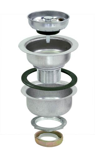 EZ-FLO 30019 Sink Strainer-Double Cup