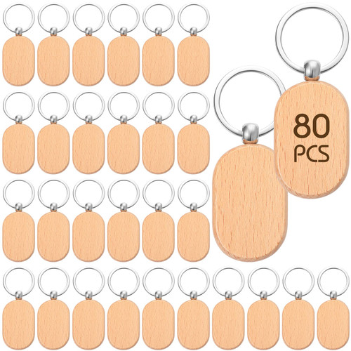80 Pieces Wood Keychain Blanks Wooden Blank Keychains Unfinished Blanks Wood Keychains Key Tag Blank Wooden Key Chain Keyring Keychain Bulk Keychain Blanks for DIY Gifts Engrave Crafts (Rectangle) 80 Pieces Wood Keychain Blanks Wooden Blank Keychains Unfinished Blanks Wood Keychains Key Tag Blank Wooden Key Chain Keyring Keychain Bulk Keychain Blanks for DIY Gifts Engrave Crafts (Rectangle)