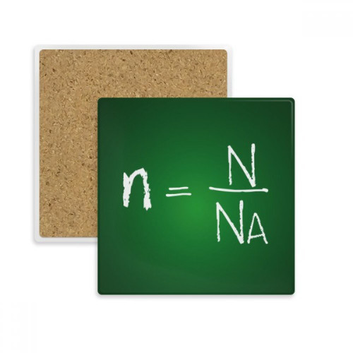 Chemistry Kowledge Substance Formula Square Coaster Cup Mat Mug Subplate Holder Insulation Stone