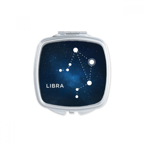 Libra Constellation Zodiac Sign Square Mirror Portable Compact Pocket Makeup Double Sided Glass Libra Constellation Zodiac Sign Square Mirror Portable Compact Pocket Makeup Double Sided Glass
