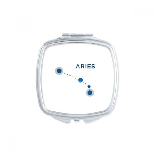 Aries Constellation Sign Zodiac Square Mirror Portable Compact Pocket Makeup Double Sided Glass Aries Constellation Sign Zodiac Square Mirror Portable Compact Pocket Makeup Double Sided Glass