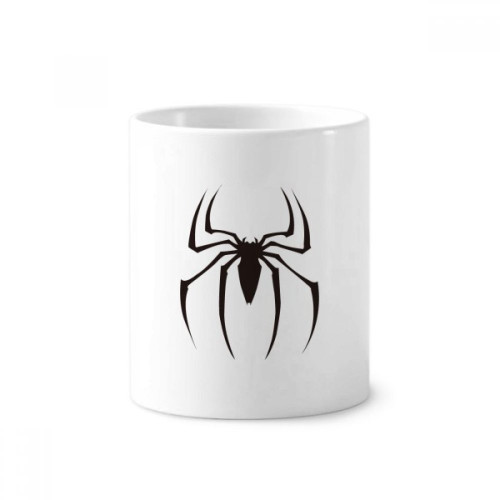 Black Insect Spider Illustration Pattern Toothbrush Pen Holder Mug Ceramic Stand Pencil Cup