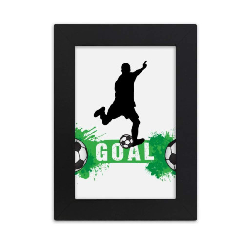 DIYthinker Penalty Soccer Football Sports Text Desktop Photo Frame Picture Display Art Painting Exhibit