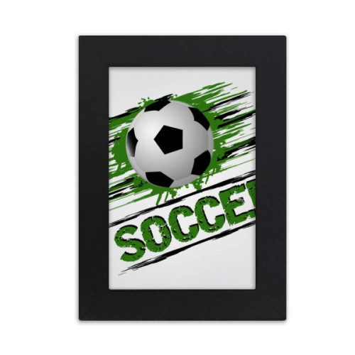 DIYthinker Green Soccer Football Sports Desktop Photo Frame Picture Display Art Painting Exhibit