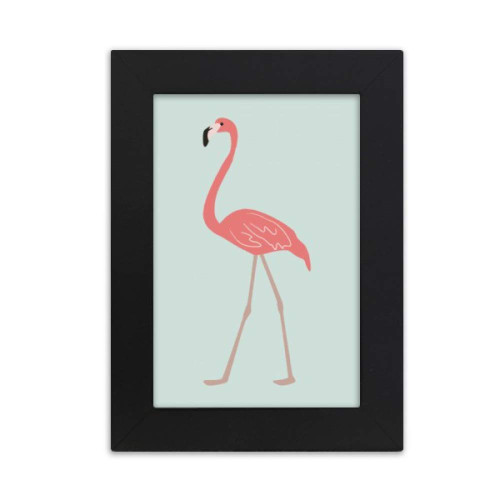 DIYthinker Walking Flamingo Pattern Desktop Photo Frame Picture Display Art Painting Exhibit
